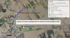 Acceso Campo de Vuelo Campeonato de cetrería de extremadura 2020.jpg